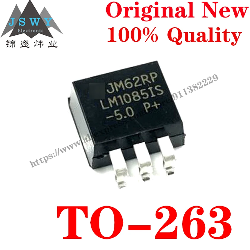 10~100 PCS LM1085IS-5.0 TO-263 Semiconductor Power Management Low Dropout Regulator IC Chip the for module arduino Free Shipping