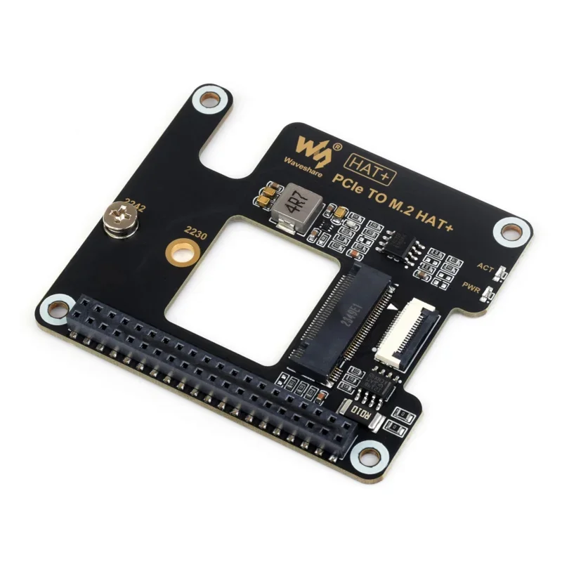 

PCIe To.2 Adapter NVMe HAT Expansion Board For RPI PI5 Raspberry Pi 5 Solid State Drive Extension Module