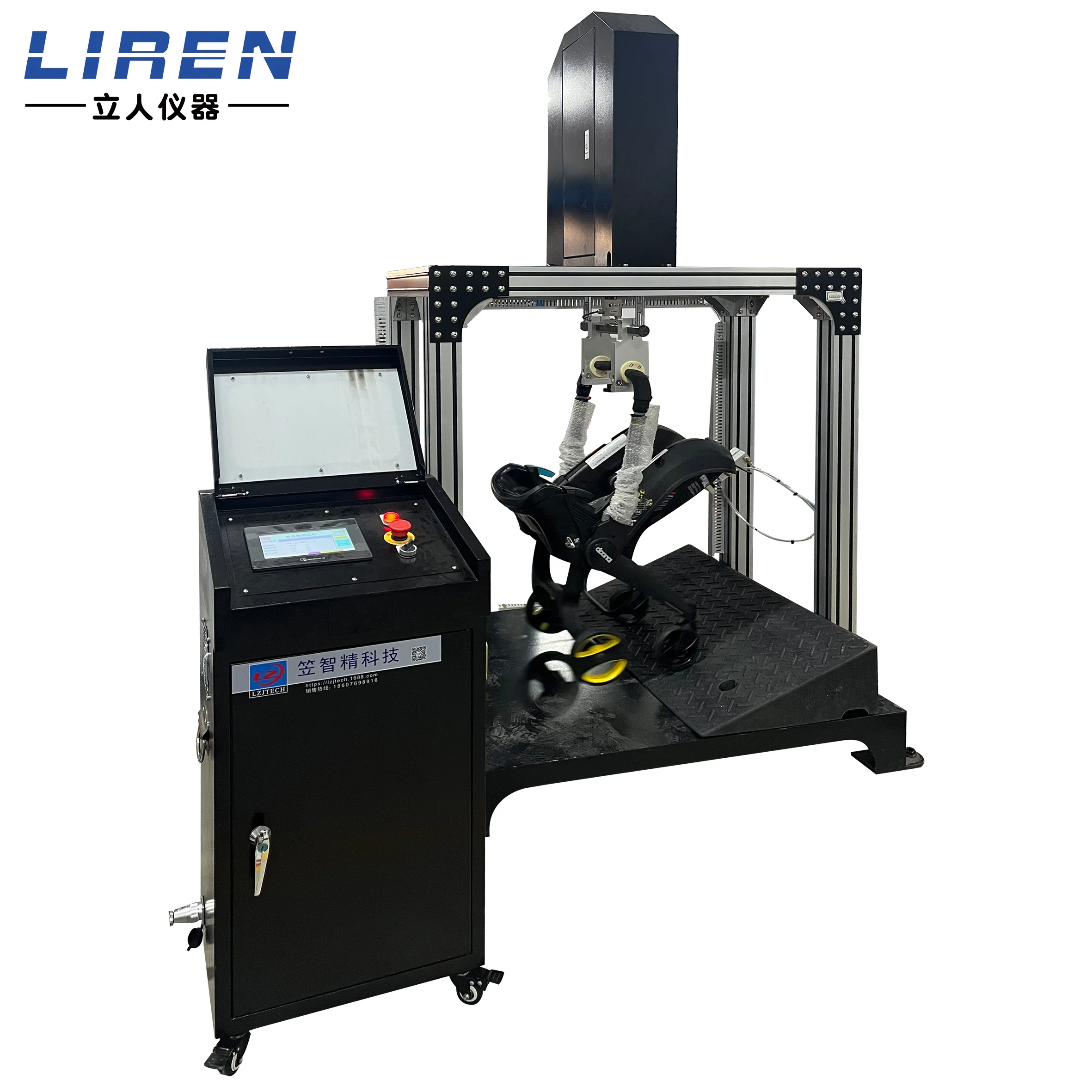 Stroller Folding Foot Testing Machine Pram Folding Mechanism Durability Tester Cycle-Controlled Stroller Fold Tester