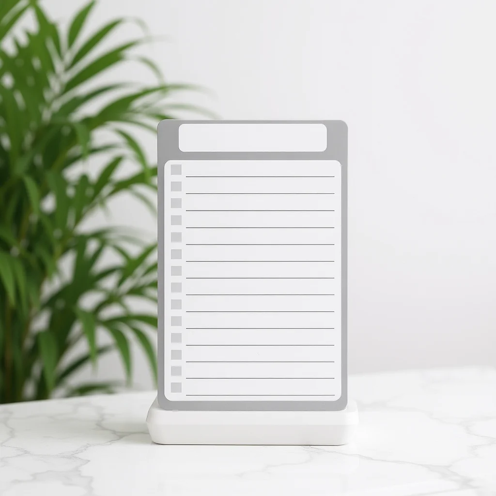 Magnetic Shopping List Pad for Fridge Refrigerator Notepad Grocery List Organizer To Do List Whiteboard Memo Home Office Supply