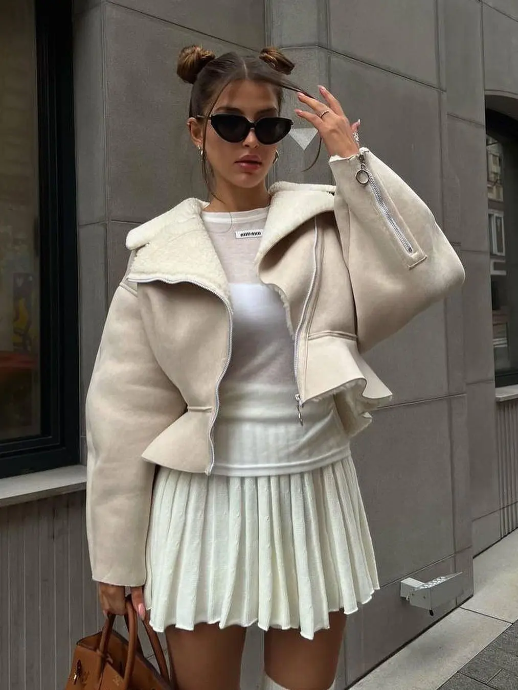 2025 autumn and winter short lapel fashion Korean women's long-sleeved solid color coat