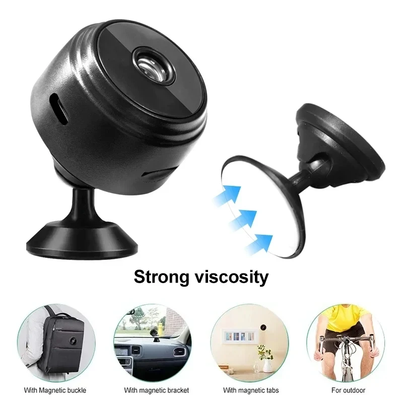 A9 HD WiFi Smart Surveillance Camera Wireless Security Monitor with Sensor for Home Safety Video Web Camcorder