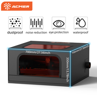 ACMER Protective Cover For Laser Engraver Enclosure With Vent Eye Protection Fireproof Dustproof Noise Reduction Laser Cutting