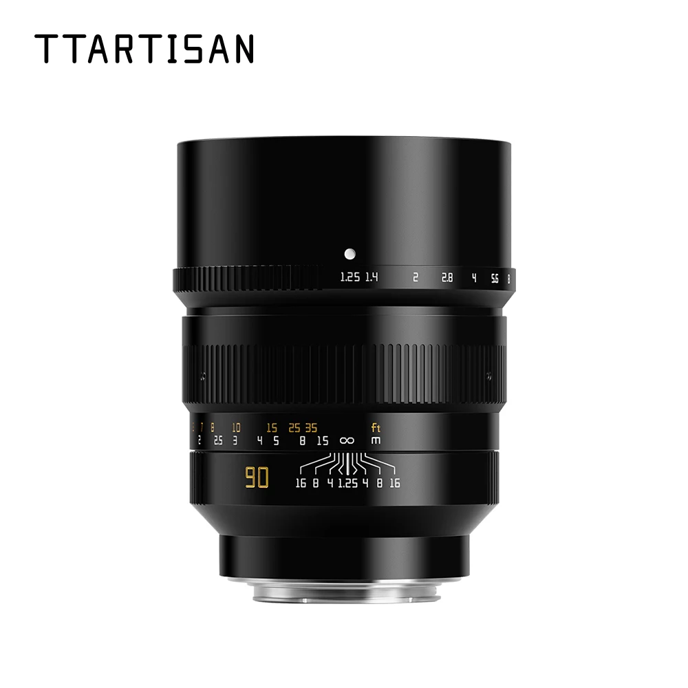 

TTArtisan 90mm F1.25 Full Frame Large Aperture Lens for Sony Nikon Canon Sigma Panasonic Lumix Fuji Leica Camera Lens Объектив