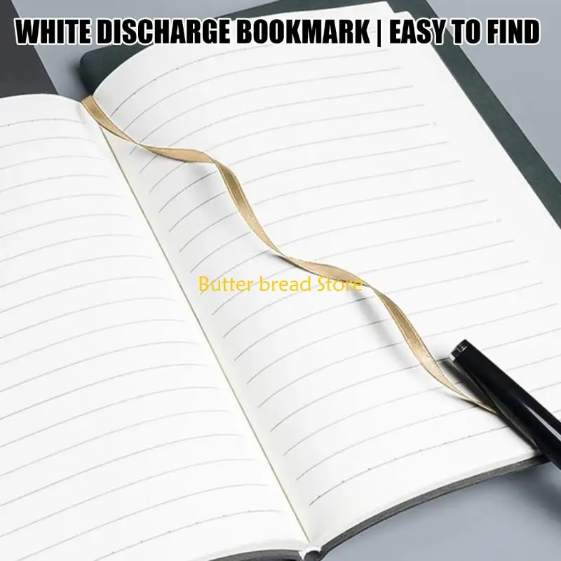 W89C Hardcover PU Leather Notebook 128 Sheets Lined Button Closure Notepads For Note Taking Journaling 21X15CM