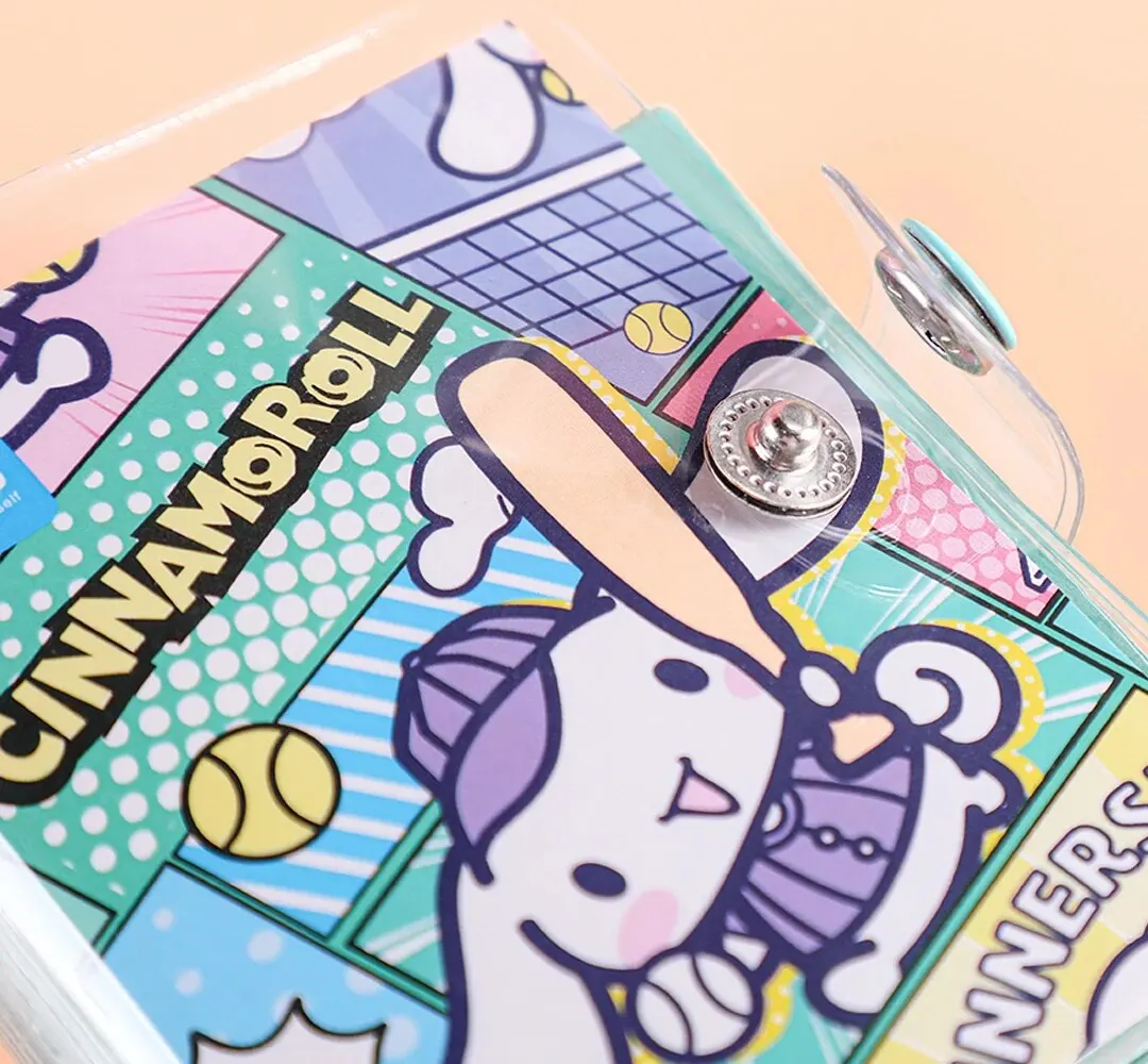 Sanrio Loose-Leaf Pocket Book 160 Sheets Portable Pocket Notebook Kuromi Cinnamoroll Hellokitty Pachacco Kawaii School Supplies