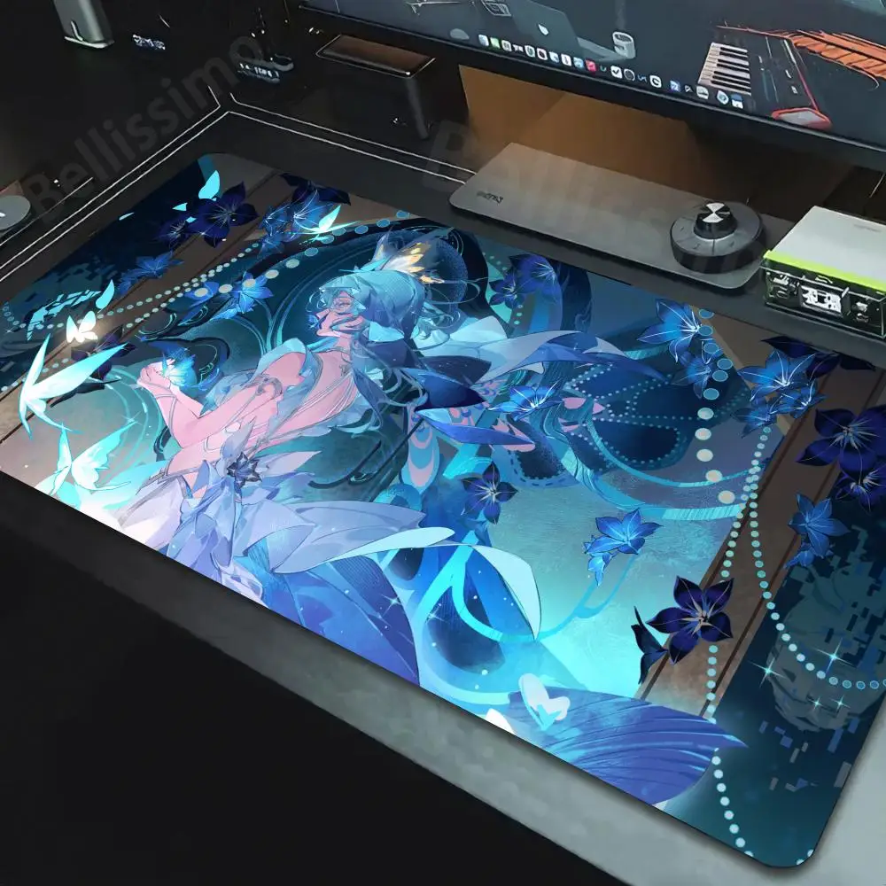 Shorekeeper Wuthering Waves Comic Mouse Pad Game Laptop Play Mat Extra Large Kawaii Anime Mousepad PC Gaming Accessories