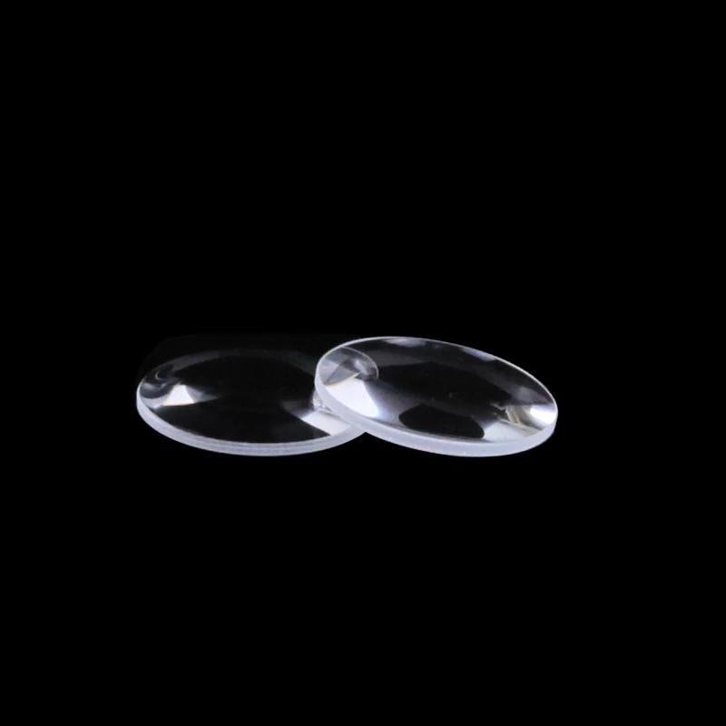 Diameter 12mm Focal Length 15.2mm Biconvex Lens, Thickness 3mm, H-K9L Glass Material, No Coating, Optical Physics Experiment