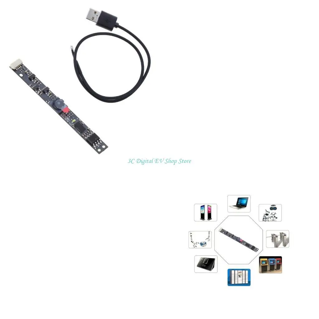 

E74D Professional Laptop USB Camera Module High Performances 720P High Definition 66Degrees Fixed Camera Board