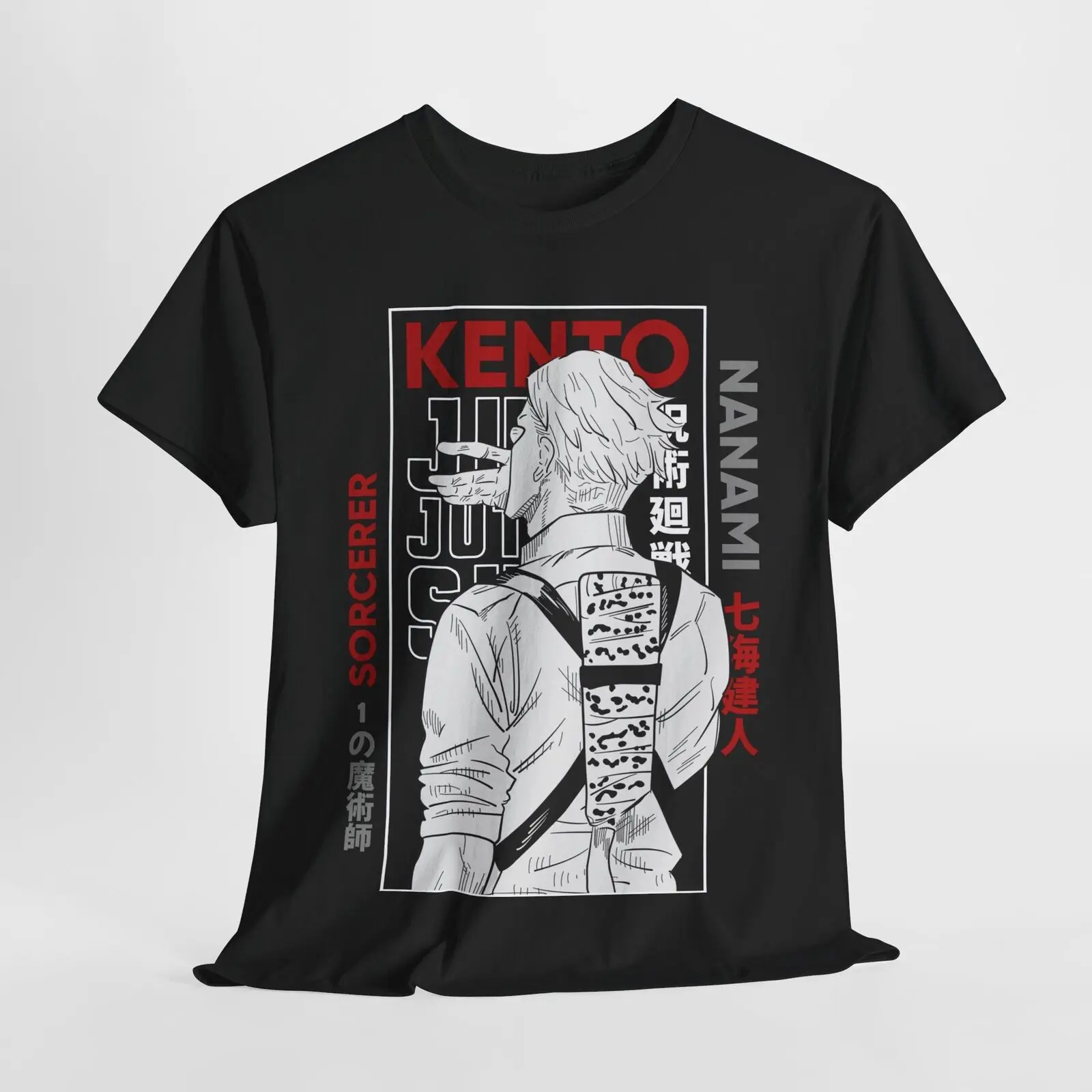 

Nanami Kento Jujutsu Kaisen T-Shirt Gojo Satoru Anime Japanese Tee Shirt JJK