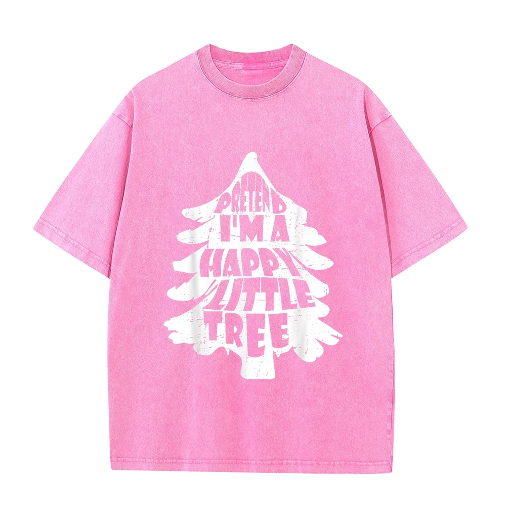 Funny Lazy Halloween Costume Pretend I'm A Little Happy Tree T-Shirt T Shirt Cotton 100% Футболка Men's Clothing Humor Summer