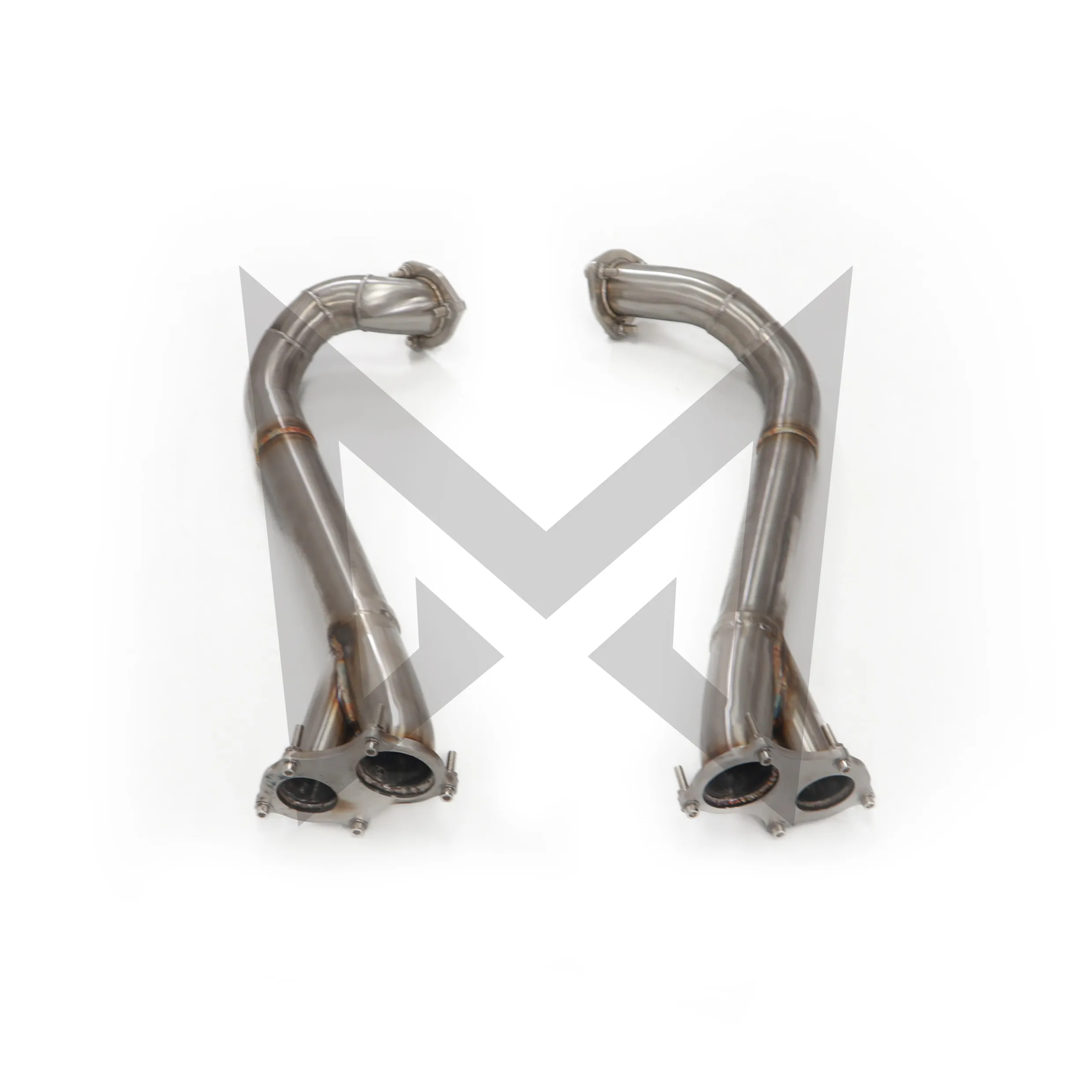 Suitable for Porsche 718 GT4 2020+ 4.0T Stainless steel Downpipe Performance Exhaust fitting Without Heat shield