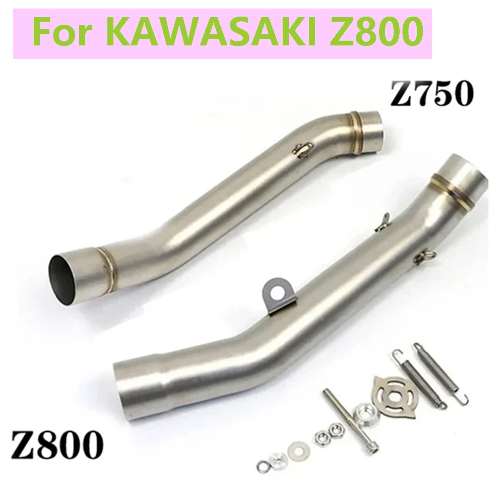 

For KAWASAKI Z800Exhaust Motorcycle Muffler Escape 2013-2016 Z750 2007-2014 Exhaust Contact Middle Link Pipe z750 z800