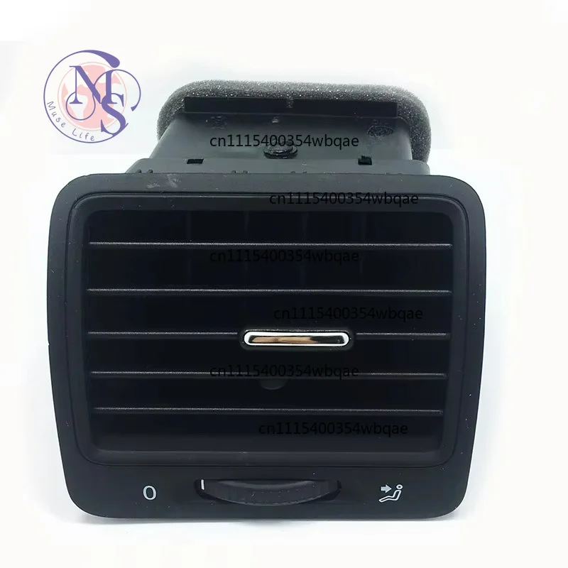 ZOCI-1Pcs Black Front Dashboard Left Air Outlet Vent For Golf GTI 5 Jetta MK5 Rabbit 1KD 819 703 1K0 819 703 1K0819703