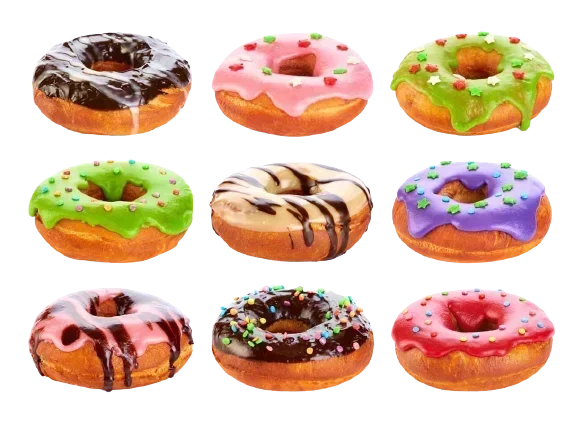 High quality yeast donuts automatic making machine shower head