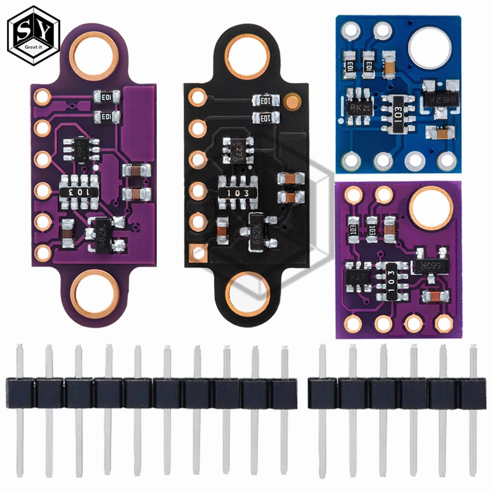 VL53L0X Time-of-Flight (ToF) Laser Ranging Sensor Breakout 940nm GY-VL53L0XV2 Laser Distance Module I2C IIC 3.3V/5V For Arduino