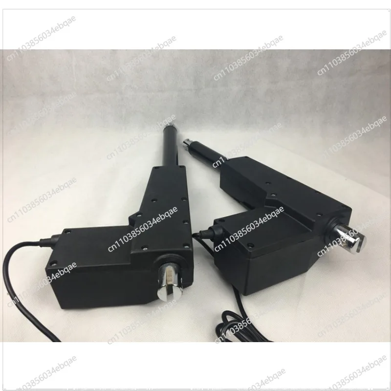 8000N Stainless Steel Tube Low Noise Thrust Electric Actuator Motor Reciprocating Medical Bed Pusher 24V No-load Speed 36MM/S