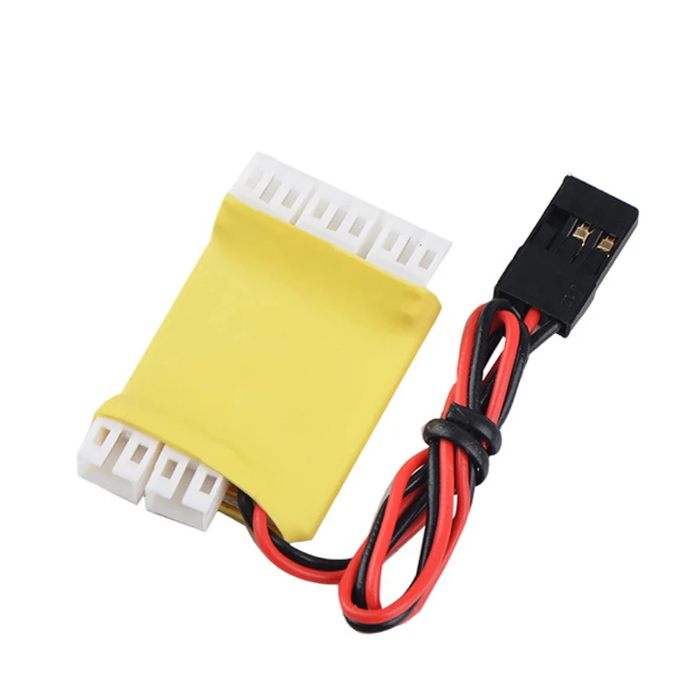 Sistema de iluminação rc 8 led flash lâmpada noite navegação luz conjunto 30ma corrente para rc asa fixa avião helicóptero acessórios