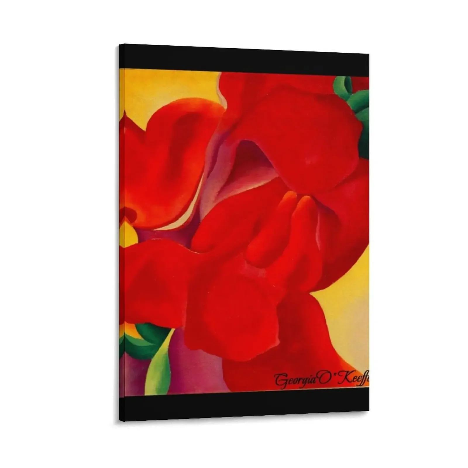 

Red Canna by Georgia O'Keeffe (1923) Canvas Painting Paintings on the wall Home decoration anime figure Wall decoration frame