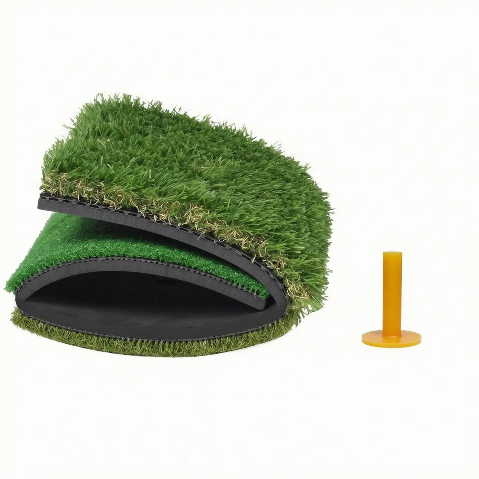 Easy Carry Golf Mat 530g with Three Turf Heights for Putting Chipping and Backyard Practice