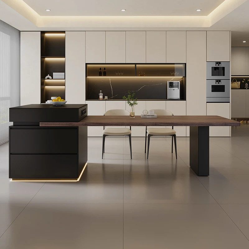 Kitchen Big Design Dining Tables Modern Italian Nordic Extendable Dining Tables Restaurant Luxury Mesa Comedor Home Furniture