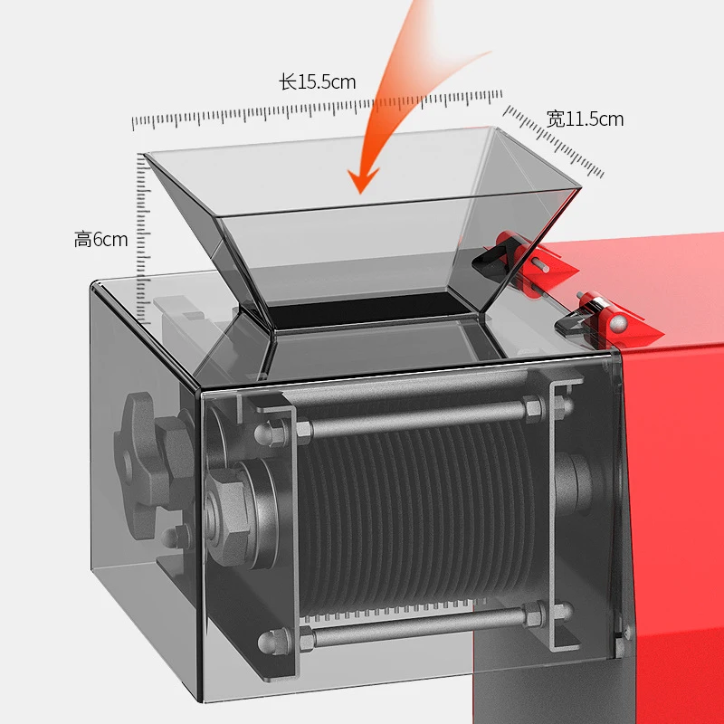250 كجم/ساعة آلة تقطيع اللحوم الكهربائية التجارية طاحونة قطاعة الخضراوات آلة أجاد 850 واط المنزل التلقائي أداة تقطيع الطعام التقطيع