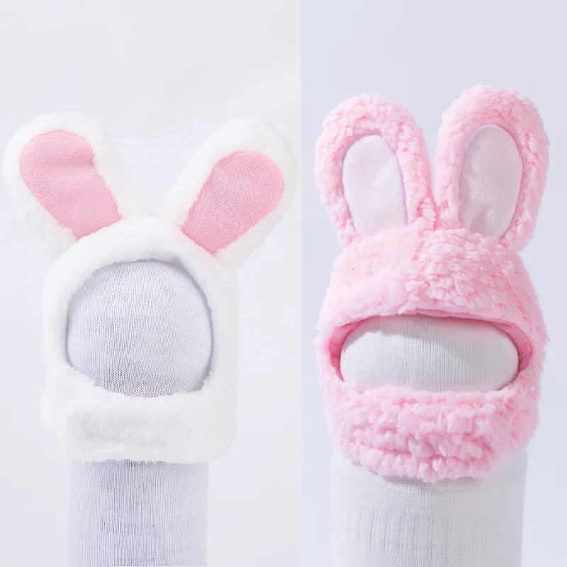 

Hot Sale New Funny Pet Dog Cat Cap Costume Warm Rabbit Hat New Year Party Christmas Cosplay Accessories Photo Props Headwear