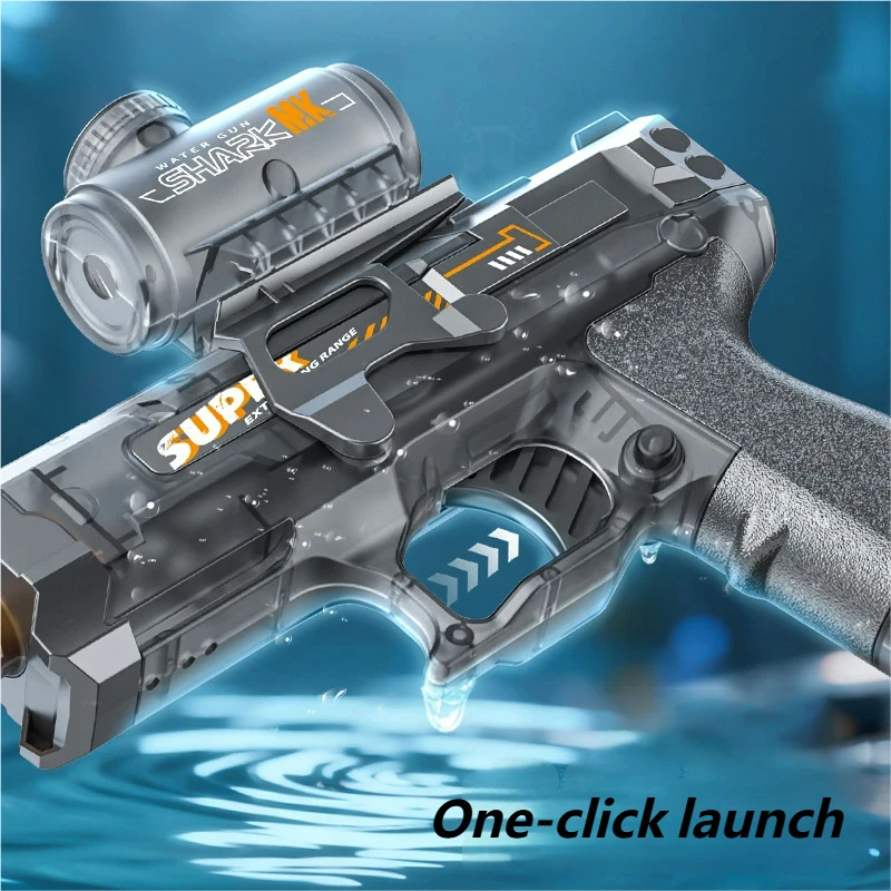 Electric Pulse Water Guns Automatic Water Gun With Led Light Water Blaster Squirt Gun Summer Outdoor Party Toys Gifts For Adult - view 5