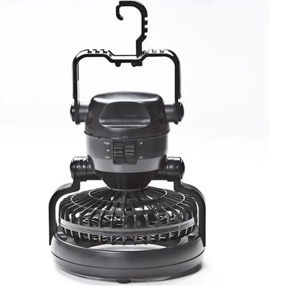 

18 Led In 1 Multi-Functional Tent Light Fan Usb Powered Camping Led Fan Camping Lamp For Outdoor Indoor Use Black Pcs