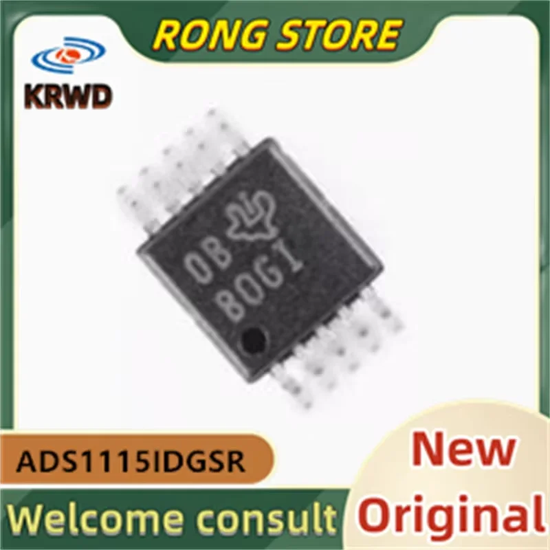 (5PCS/10PCS)  BOGI 80GI New and Original Chip IC ADS1115IDGSR ADS1115I ADS1115 MSOP-10