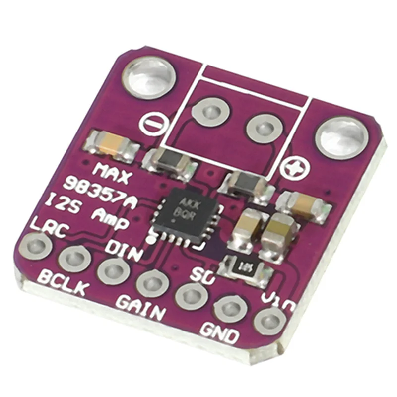 ABMF-6X Max98357 I2S 3W 클래스 D 증폭기 브레이크 아웃 인터페이스 Dac 디코더 모듈 Raspberry Pi Esp32 용 필터리스 오디오 보드