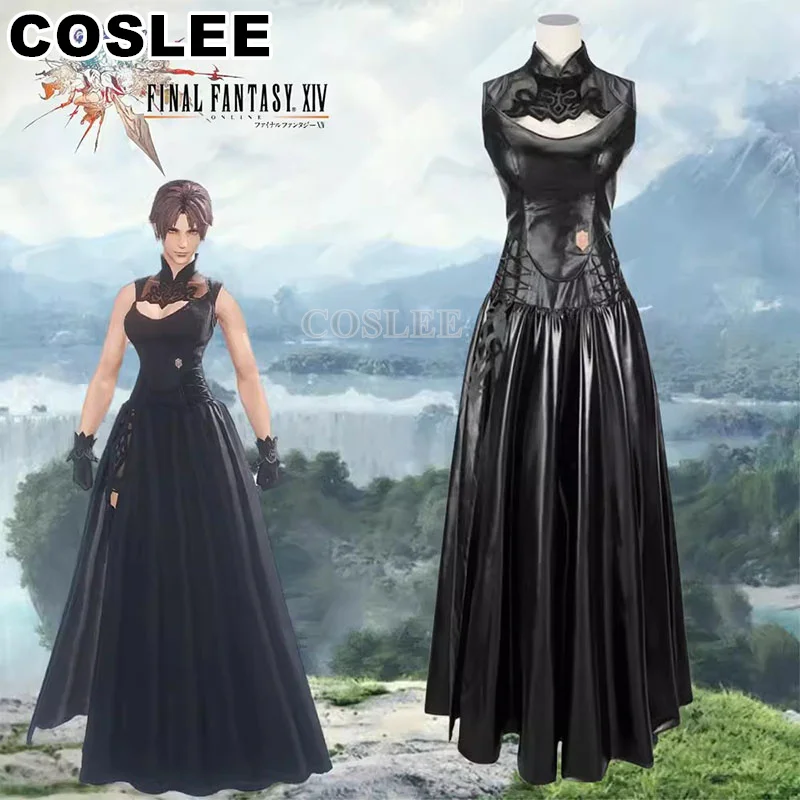 COSLEE YoRHa Type-51 Women's Fobe Cosplay Costume Game Final Fantasy 14 FF14 Dress Uniform Halloween Party Outfit XXS-3XL New