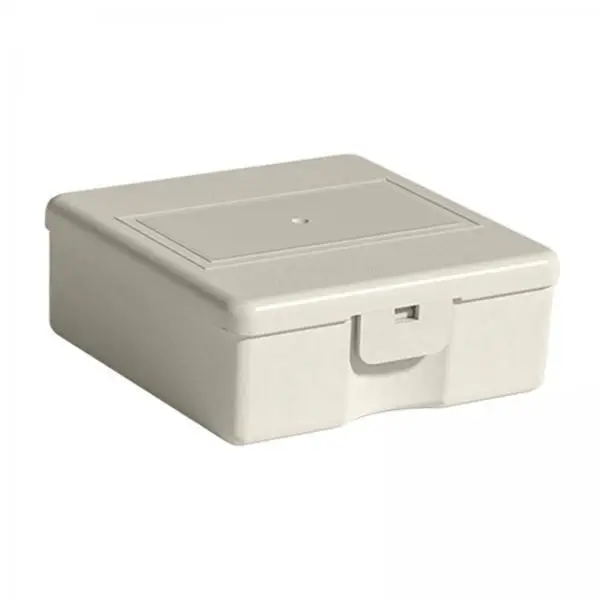 Desktop Storage Box with Lid Stackable Waterproof Camping Organizer PP Utility Container for Travel