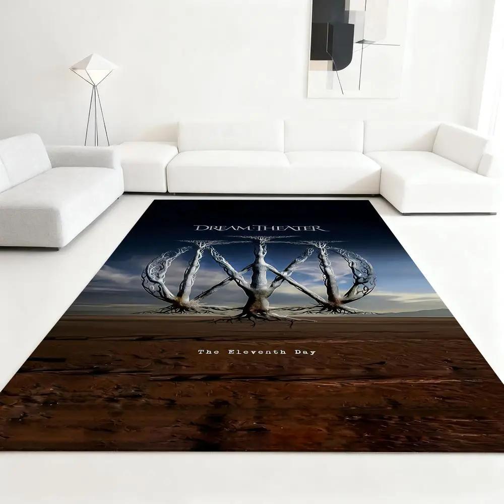 

D-Dream Heavy Rock Band cool Floor Mat Soft Thickened Absorbent Non-Slip Bedroom Living Room Door Mat Home Decor Flannel Rugs