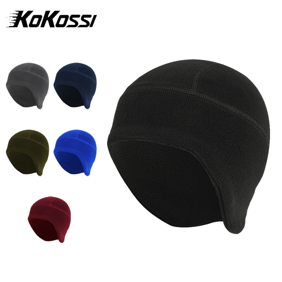 KoKossi Winter Thermal Running Hats Warm Outdoor Sports Skiing Cycling Cap Beanie Hat Warm Ear Cover Soft Stretch Ski Bike Hat