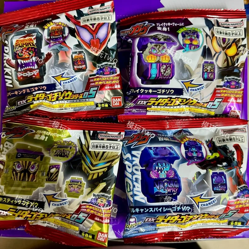 BANDAI Anime Kamen Rider GAVV línea sonido Thunderbolt Fudge galleta oscura Choc regalos adornos figura de acción modelo Juguetes