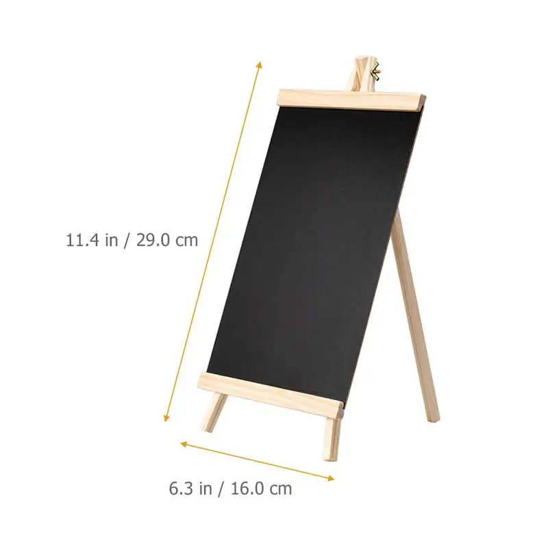 Imagem -06 - Placas de Giz de Mesa de Madeira pé Menu Board Display para Mensagem de Casamento Chalkboard Display