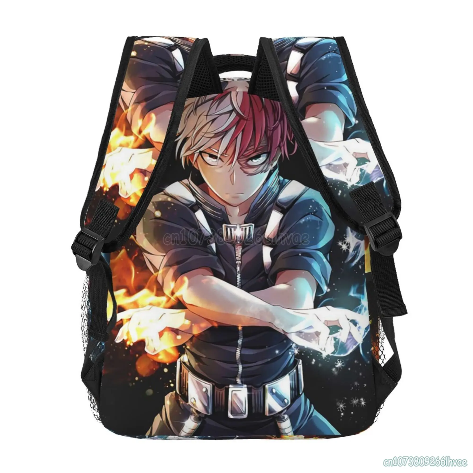 Todoroki BNHA zaini Boku No My Hero Academia Anime Manga Travel Daypack Unisex Softback Laptop zaino studente borse da scuola