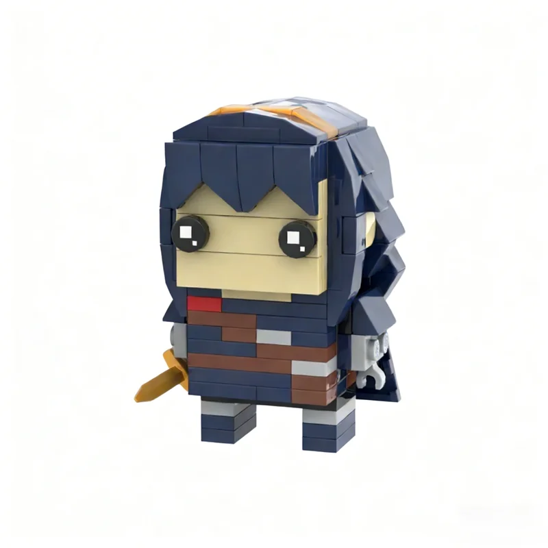 153pcs MOC 브릭헤드즈 루시나 파이어 엠블럼 어웨이크닝 모델 장난감 크리스마스 선물 블록 조립 DIY 창의적 아이디어