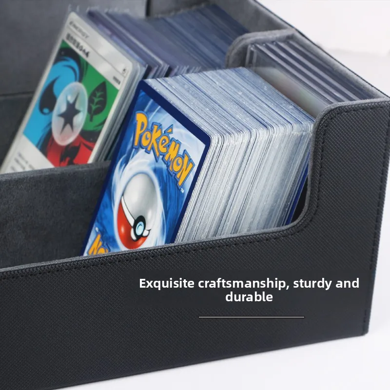 صندوق تخزين بطاقات Yu-Gi-Oh ذو سعة كبيرة جدًا، حافظة منظم لبطاقات الألعاب على الطاولة قابلة للجمع