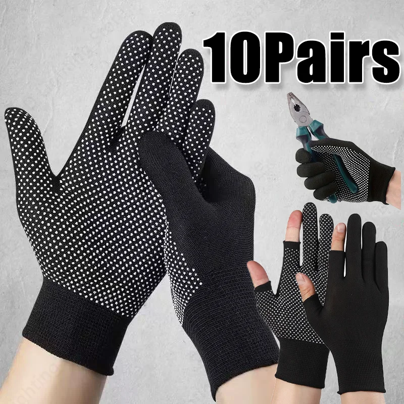 

Riding Anti-slip Work Gloves Touchscreen Gloves Men Women Non Slip Breathable Full / Half Finger Outdoor Sport Running Cycling