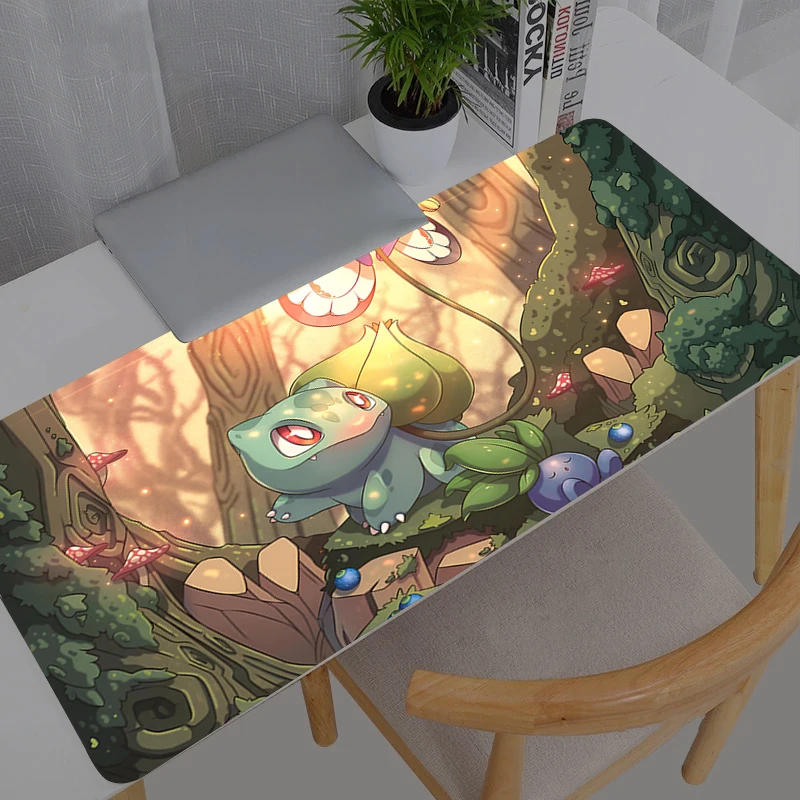 Mouse Pad Large PC Pokemon Pikachu New Computer Gamer Kawaii Gaming Accessories Mousepad Keyboard Desk Mat Carpet Table - view 5