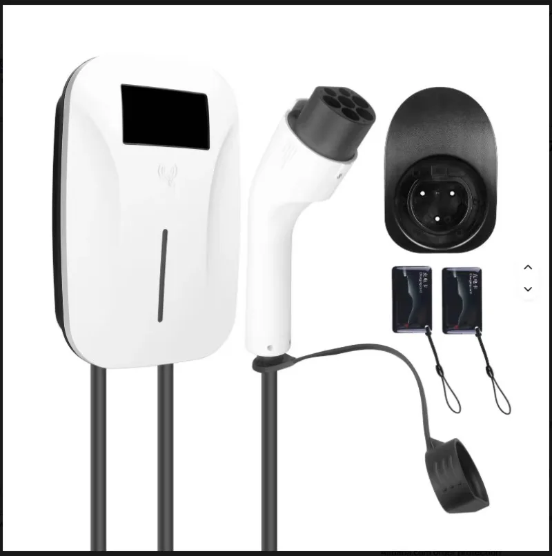 EV Charger 22kw Wallbox Fast Charging Station With 5M Cable Wall-Mounted Electric Vehicle Charger Commercial Charging Station