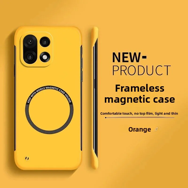 Ultra Thin PC Frameless Magnetic Phone Case For One Plus 15 13 13R 12 12R 11 11R NORD CE5 5G ACE5 Pro Rugged Matte Protect Cover