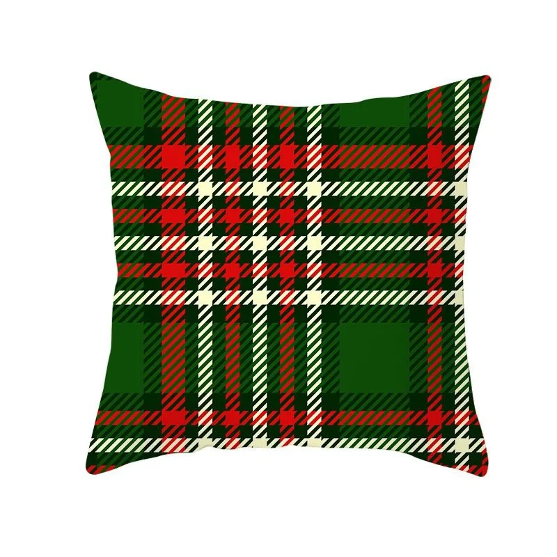 Merry Christmas Snowflake & Pine Branch Throw Pillow Cover, Festive Ornament Printed Cushion Case