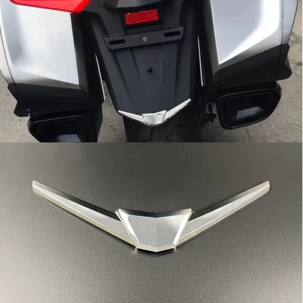 

New Chrome Motorcycle Rear Fender Tip Trim Decorative cover Case for Honda Goldwing GL1800 GL 1800 From 2018 2019 2020