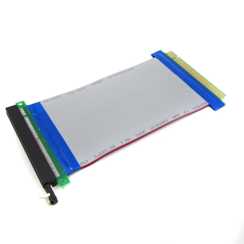 BSBL PCI-Express PCI-E 16X 라이저 카드 리본 익스텐더 익스텐션, 20cm 케이블, DIY 전자 제품, 신제품