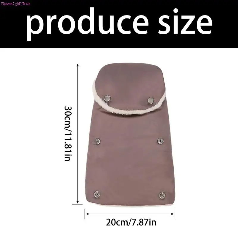 D0JC Handmuffs, Anti-Freeze Gloves Hand Warmer Strollers Pram Hand Muff Waterproof