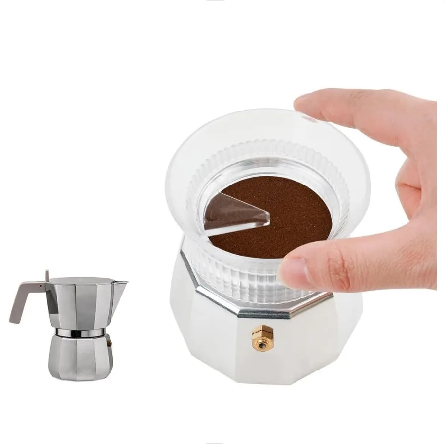 

Дозирующая воронка для мока 54 мм, плита, инструмент для распределения кофеварки Espro, итальянская кофеварка, дозирующее кольцо для Moka Expr 3 чашки