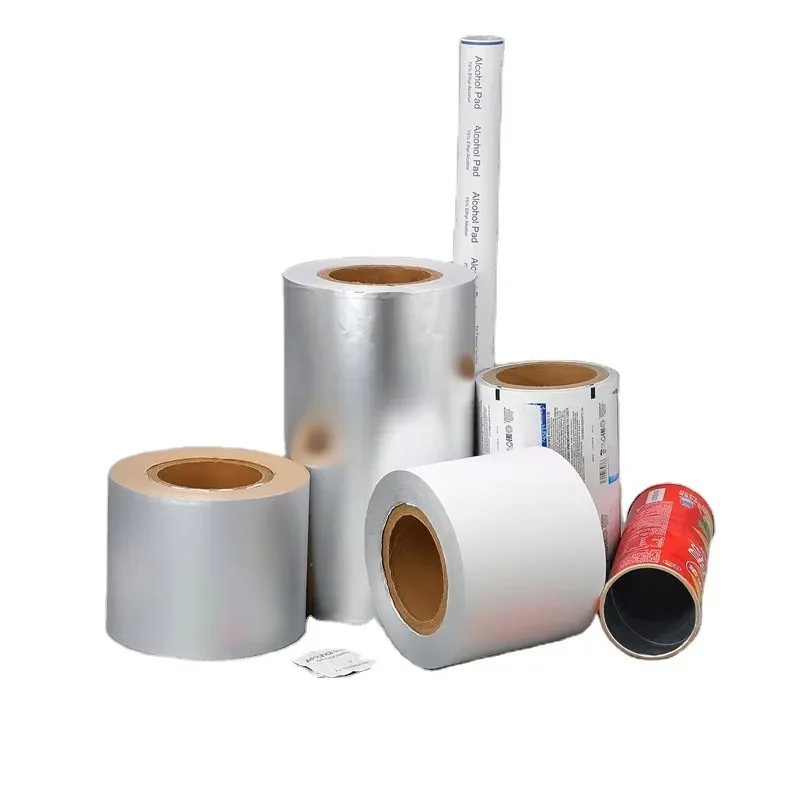 

Aluminum foil food packaging paper soft chocolate packaging roll printing packaging alloy
